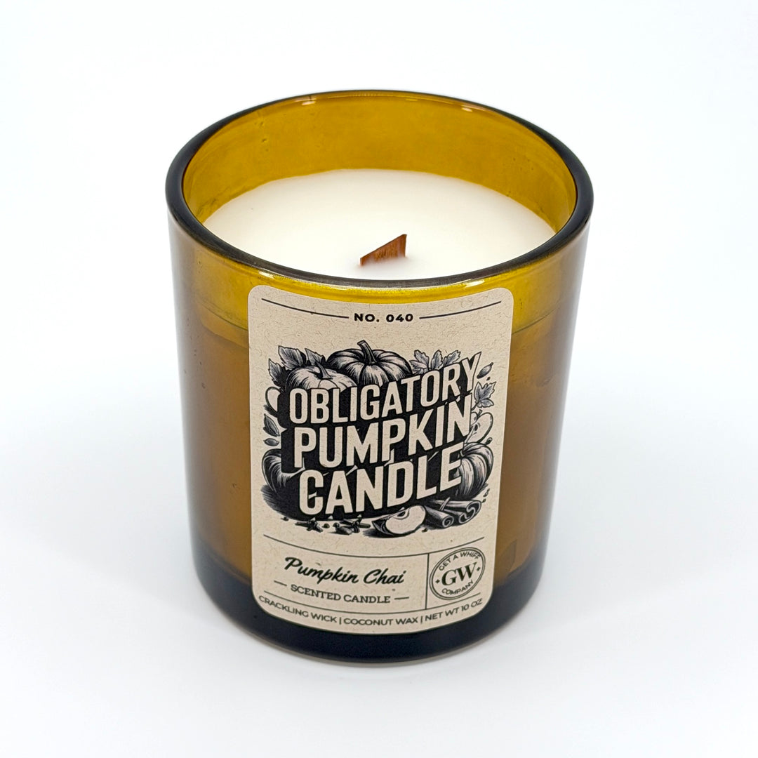 Pumpkin Chai Scented Candle (Obligatory Pumpkin Candle)