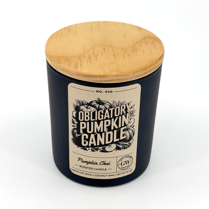 Pumpkin Chai Scented Candle (Obligatory Pumpkin Candle)