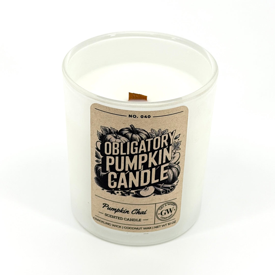 Pumpkin Chai Scented Candle (Obligatory Pumpkin Candle)