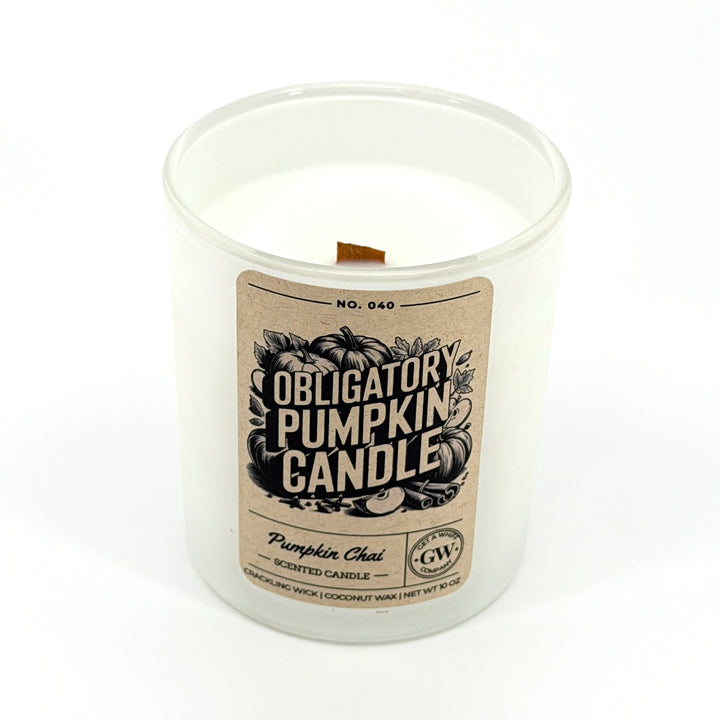 Pumpkin Chai Scented Candle (Obligatory Pumpkin Candle)