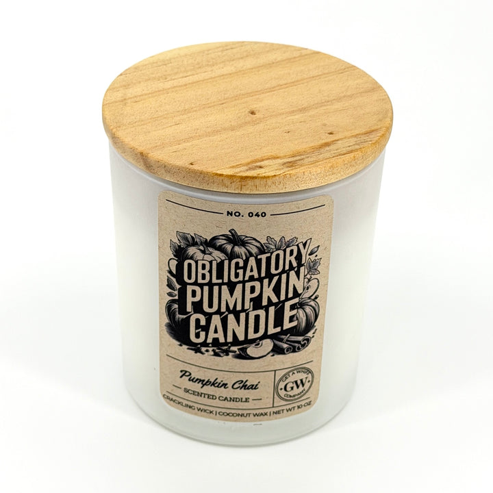 Pumpkin Chai Scented Candle (Obligatory Pumpkin Candle)