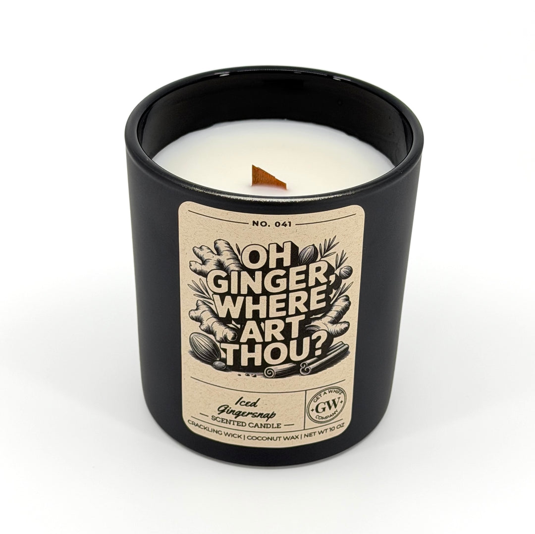 Iced Gingersnap Scented Candle (Oh Ginger, Where Art Thou)