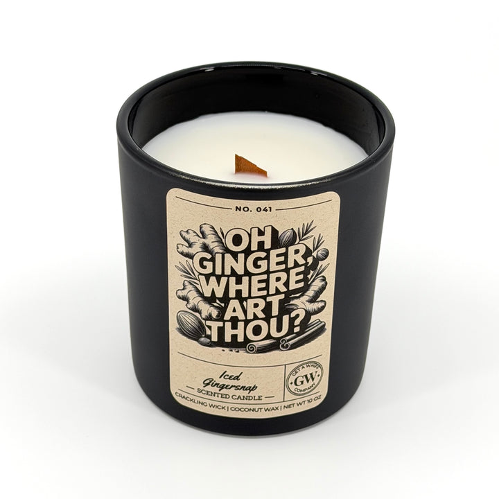Iced Gingersnap Scented Candle (Oh Ginger, Where Art Thou)