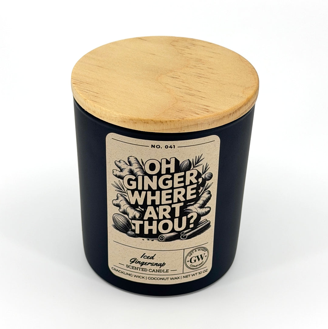 Iced Gingersnap Scented Candle (Oh Ginger, Where Art Thou)