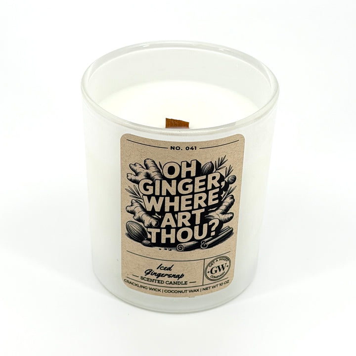 Iced Gingersnap Scented Candle (Oh Ginger, Where Art Thou)