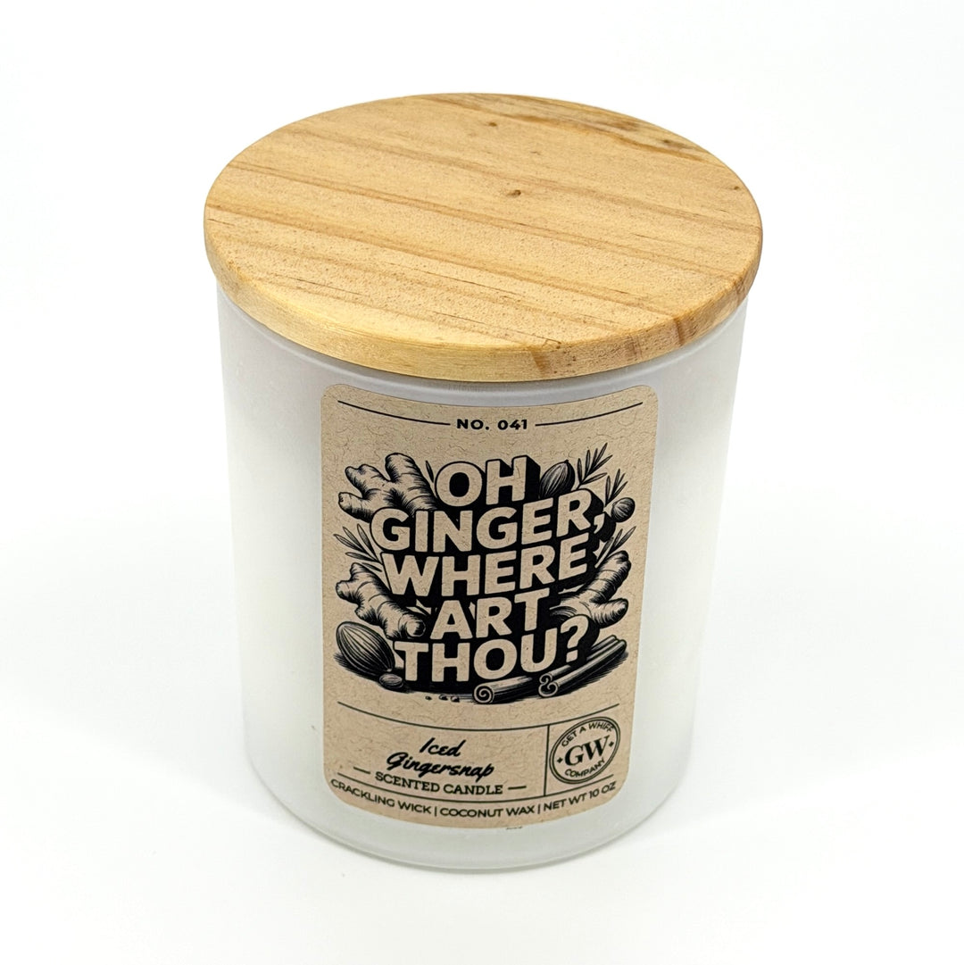 Iced Gingersnap Scented Candle (Oh Ginger, Where Art Thou)