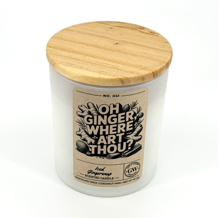 Iced Gingersnap Scented Candle (Oh Ginger, Where Art Thou)
