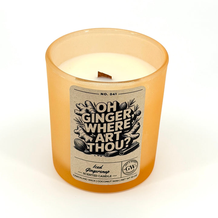 Iced Gingersnap Scented Candle (Oh Ginger, Where Art Thou)