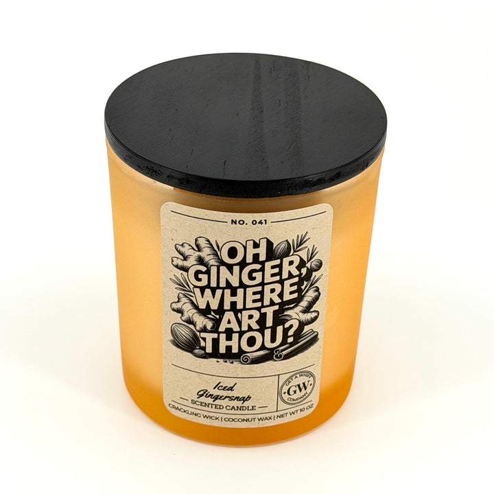 Iced Gingersnap Scented Candle (Oh Ginger, Where Art Thou)