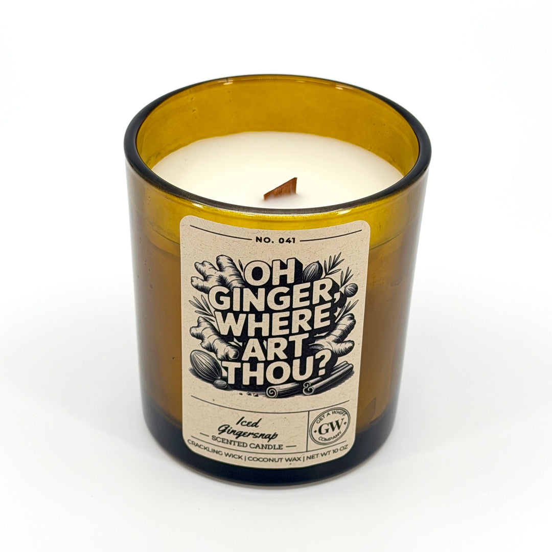 Iced Gingersnap Scented Candle (Oh Ginger, Where Art Thou)