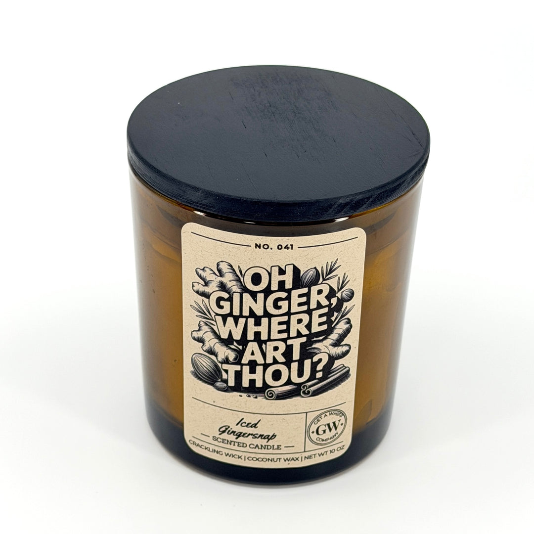 Iced Gingersnap Scented Candle (Oh Ginger, Where Art Thou)