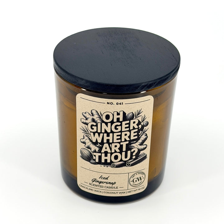 Iced Gingersnap Scented Candle (Oh Ginger, Where Art Thou)