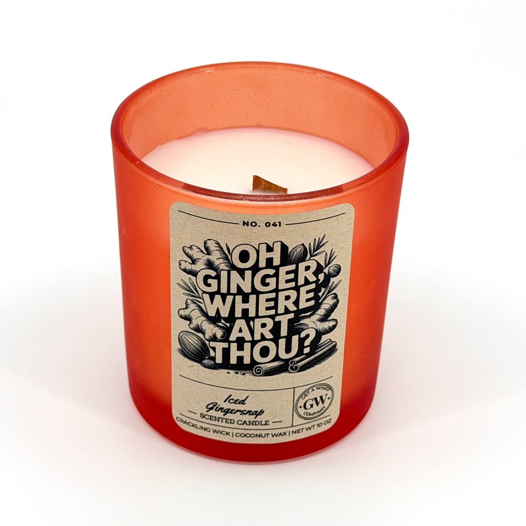 Iced Gingersnap Scented Candle (Oh Ginger, Where Art Thou)