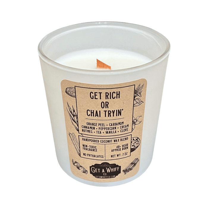 Cinnamon Chai (Get Rich or Chai Tryin') Matte Jar Candle