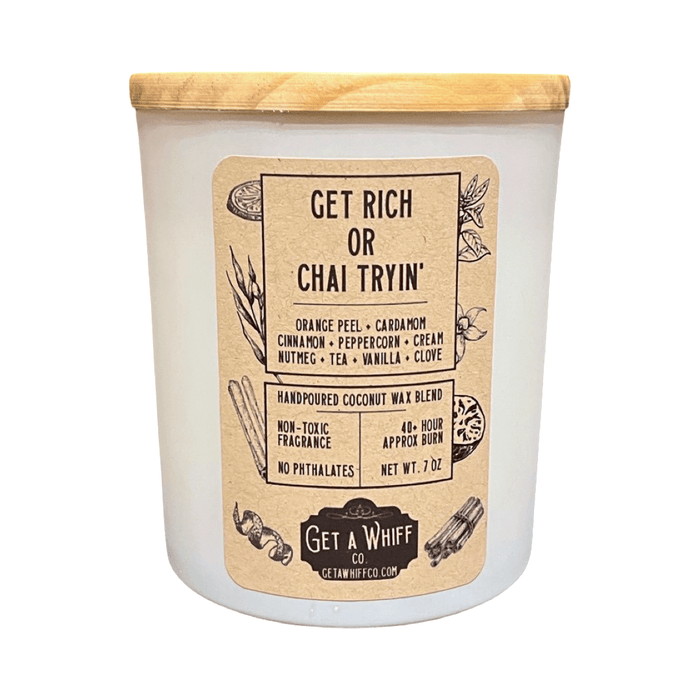 Cinnamon Chai (Get Rich or Chai Tryin') Matte Jar Candle