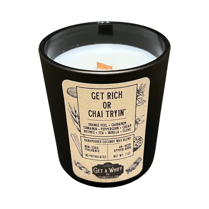 Cinnamon Chai (Get Rich or Chai Tryin') Matte Jar Candle