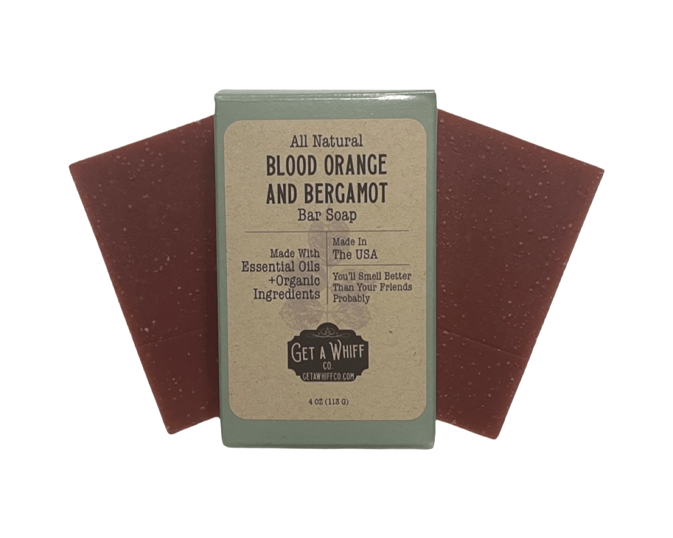 Blood Orange & Bergamot All-Natural Bar Soap 3-Pack