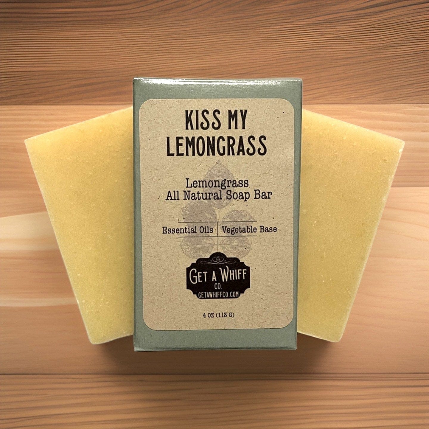 1 Bar - Natural Lemongrass & Bergamot Bar Soap