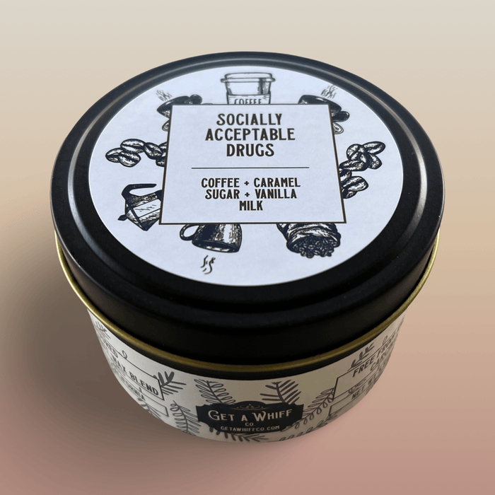 Coffee Tin Candle (Socially Acceptable Drugs)