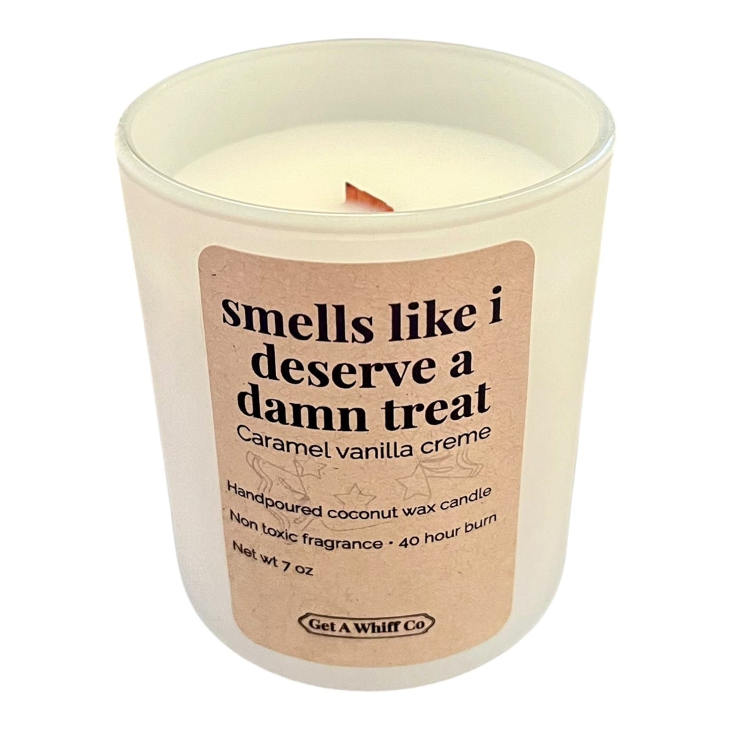 Matte Jar Crackling Candle