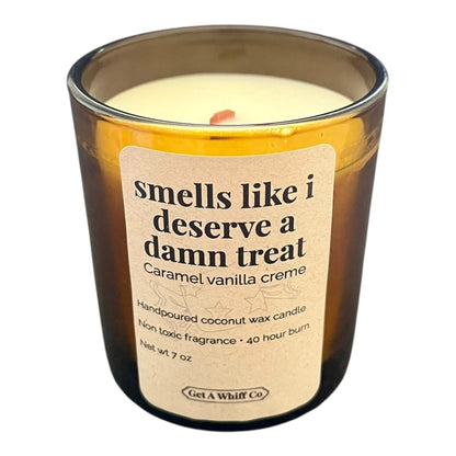 Amber Jar Crackling Candle