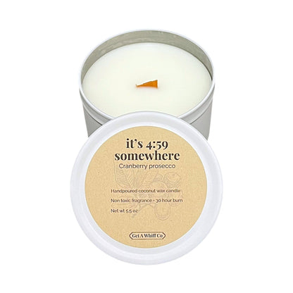 Winter Mood Tin Candles