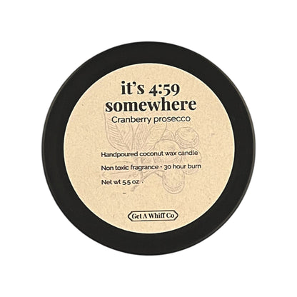 Winter Mood Tin Candles