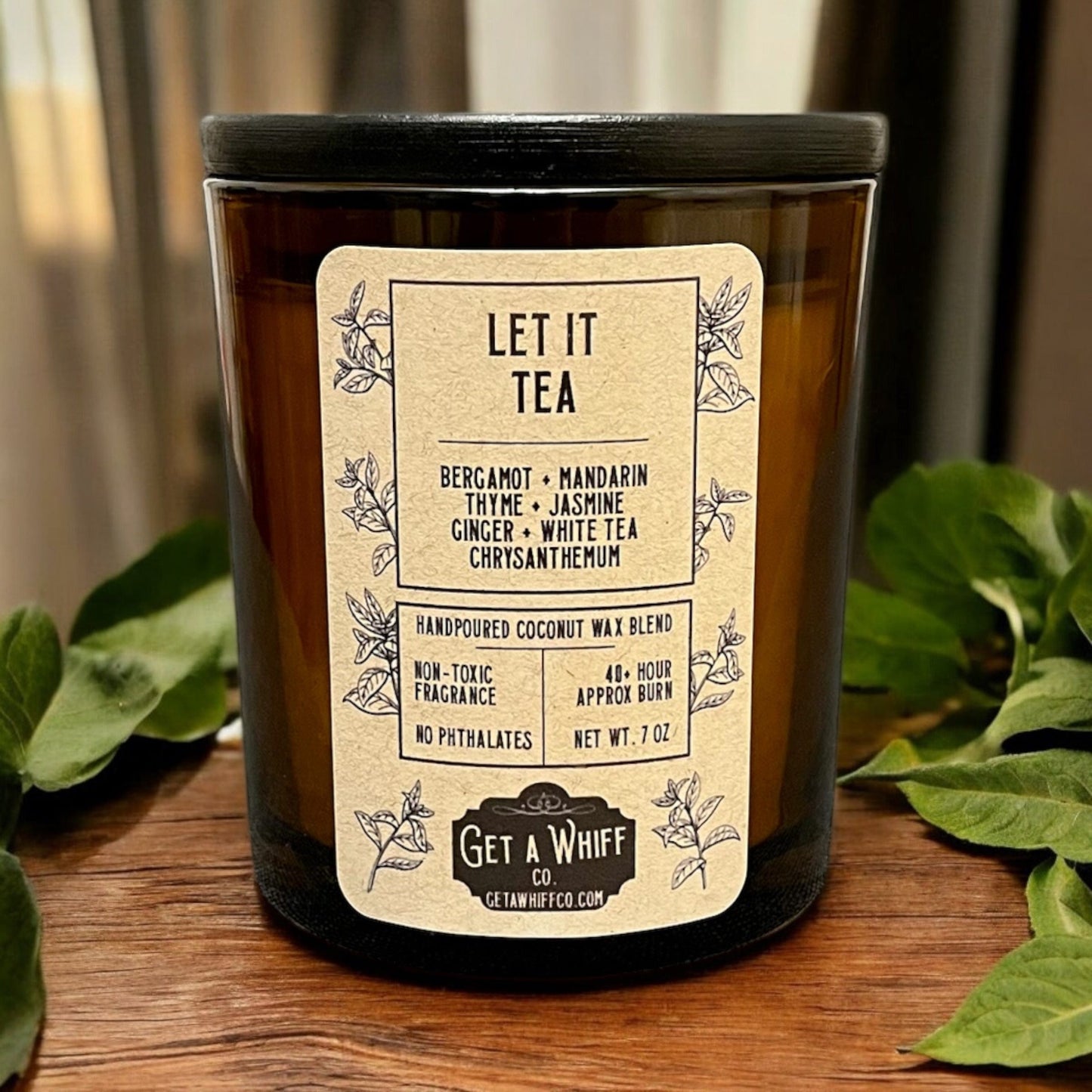 Citrus Tea Amber Candle