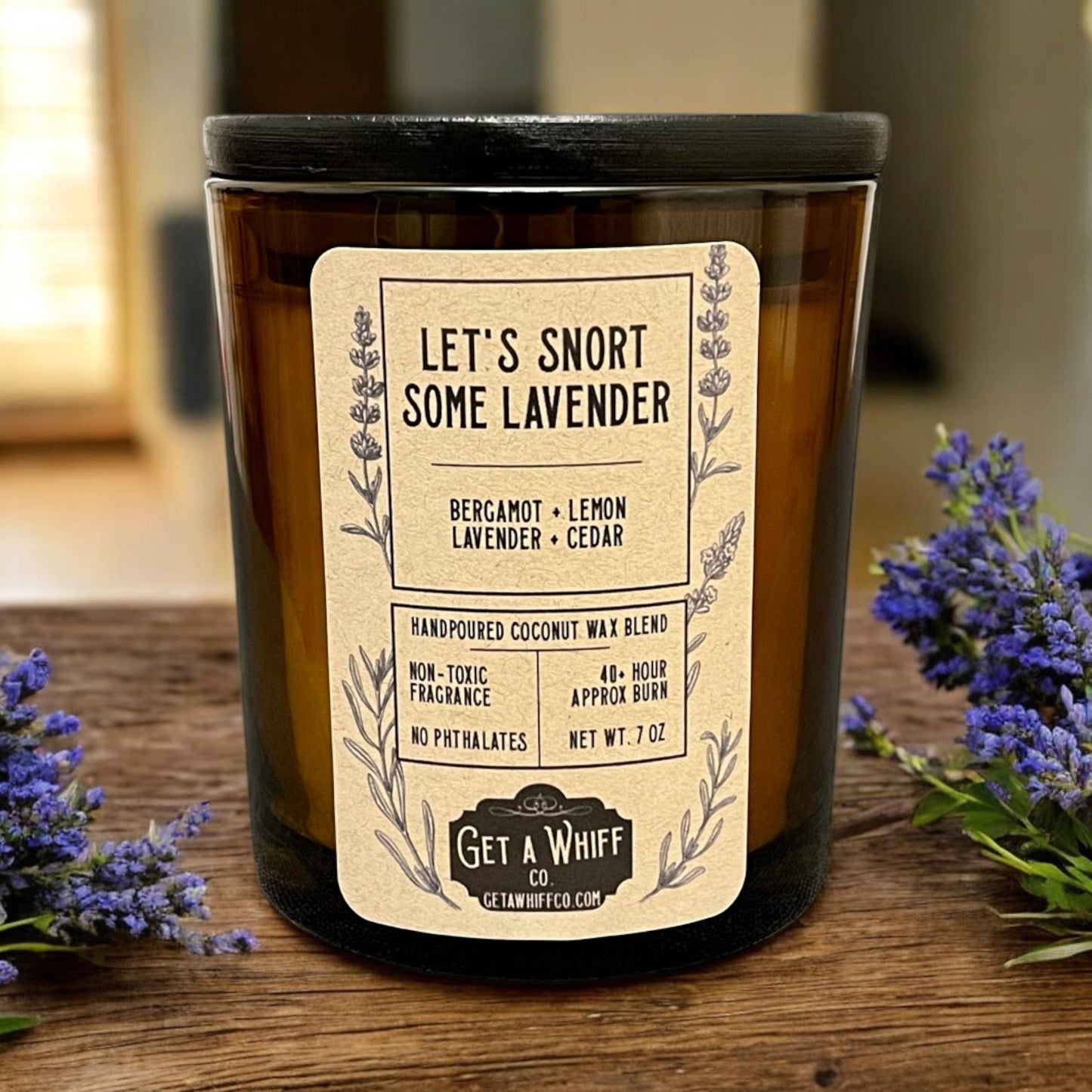 Citrus & Lavender Amber Candle