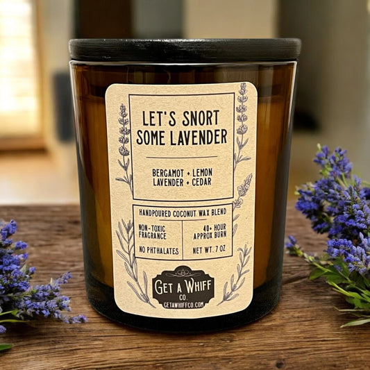 Citrus & Lavender Amber Candle