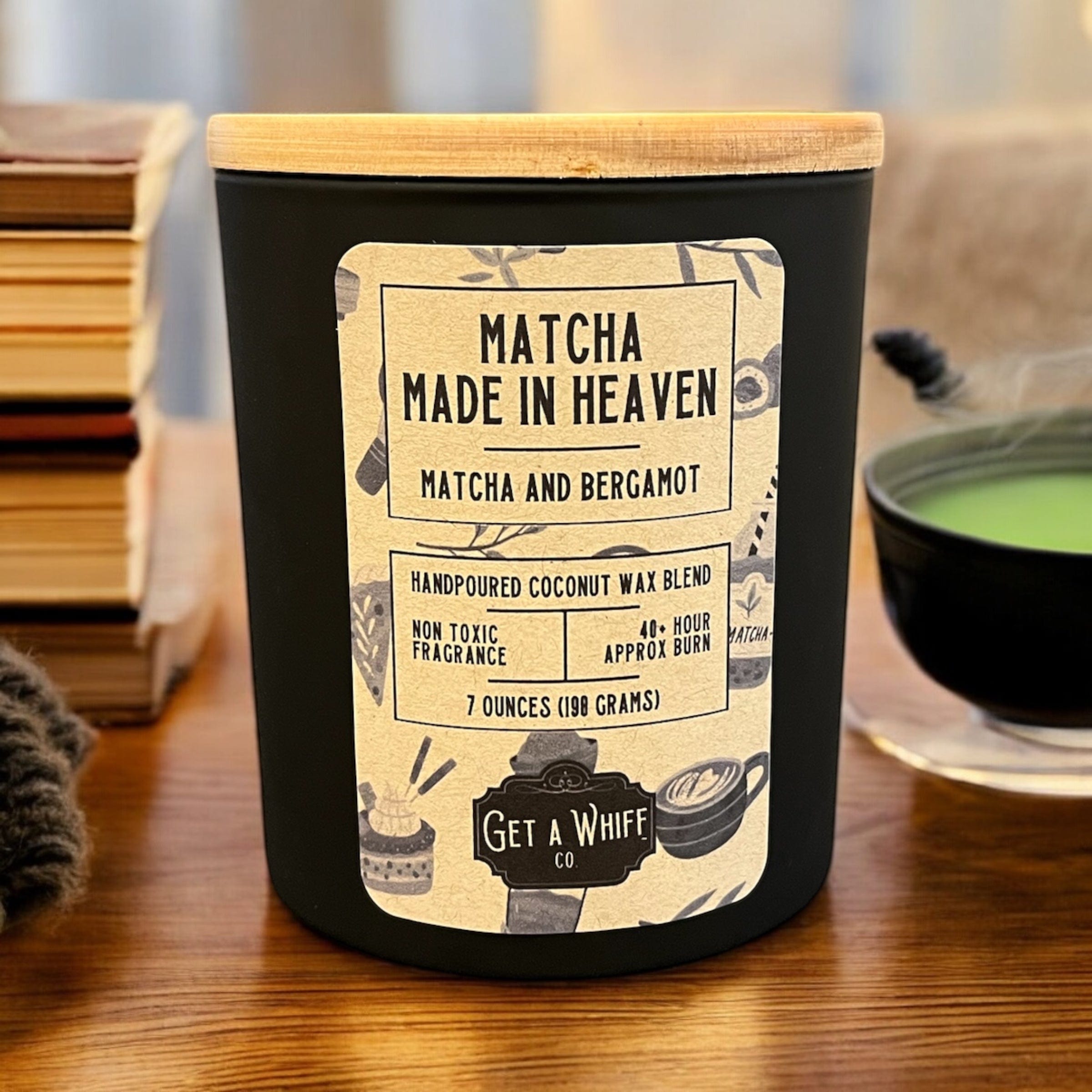 Matcha & Bergamot (Matcha Made In Heaven) Matte Jar Candle