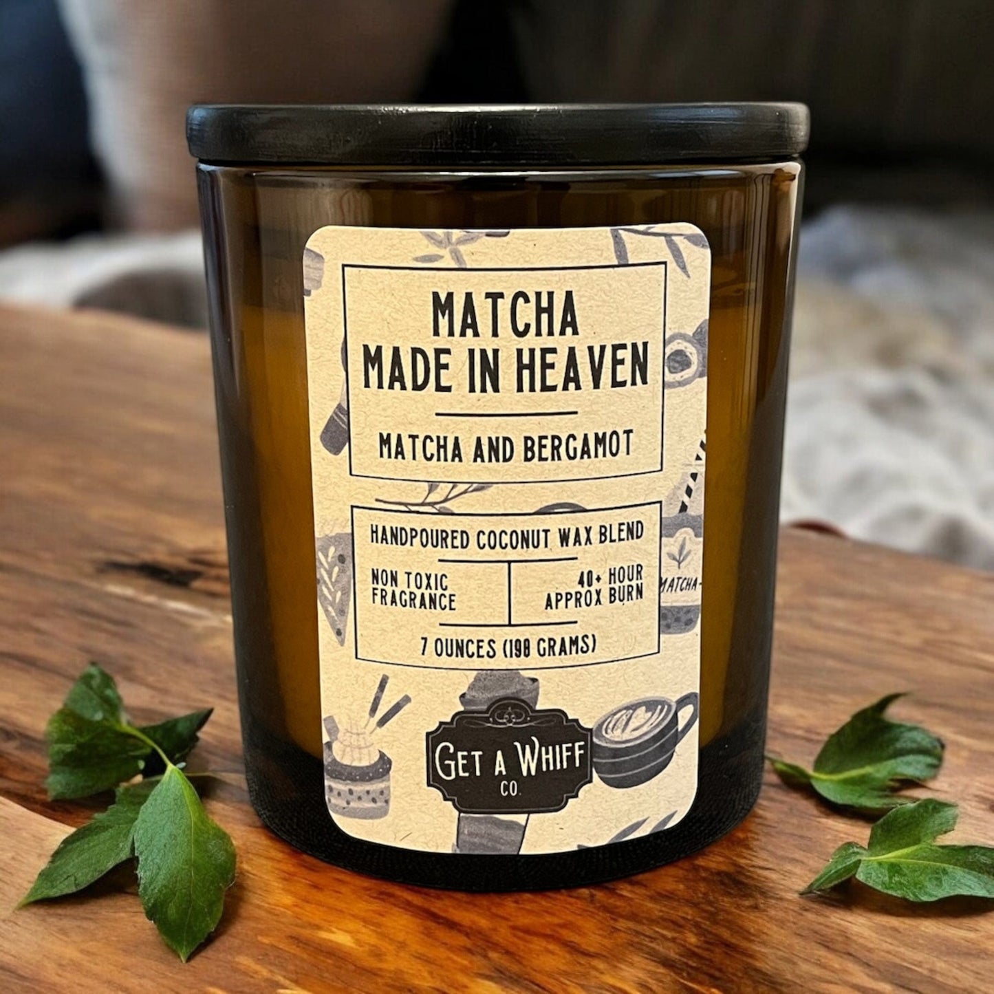 Matcha & Bergamot Amber Candle