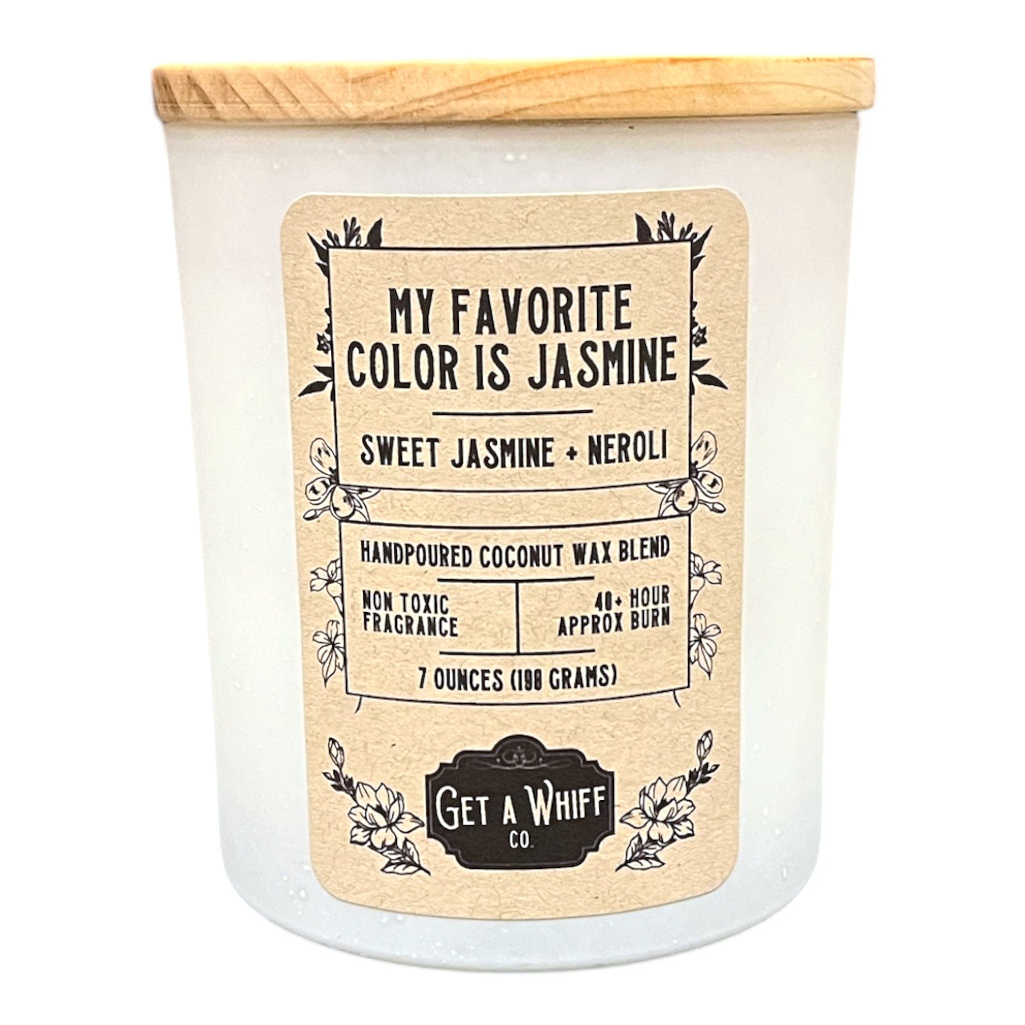 Sweet Jasmine & Neroli (My Favorite Color Is Jasmine) Matte Jar Candle