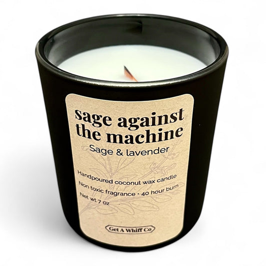 Matte Jar Crackling Candle