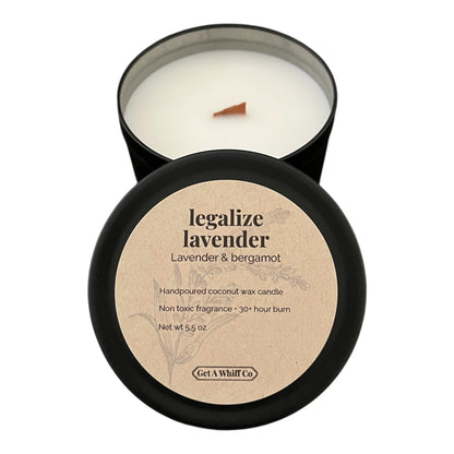 Matte Tin Crackling Candle