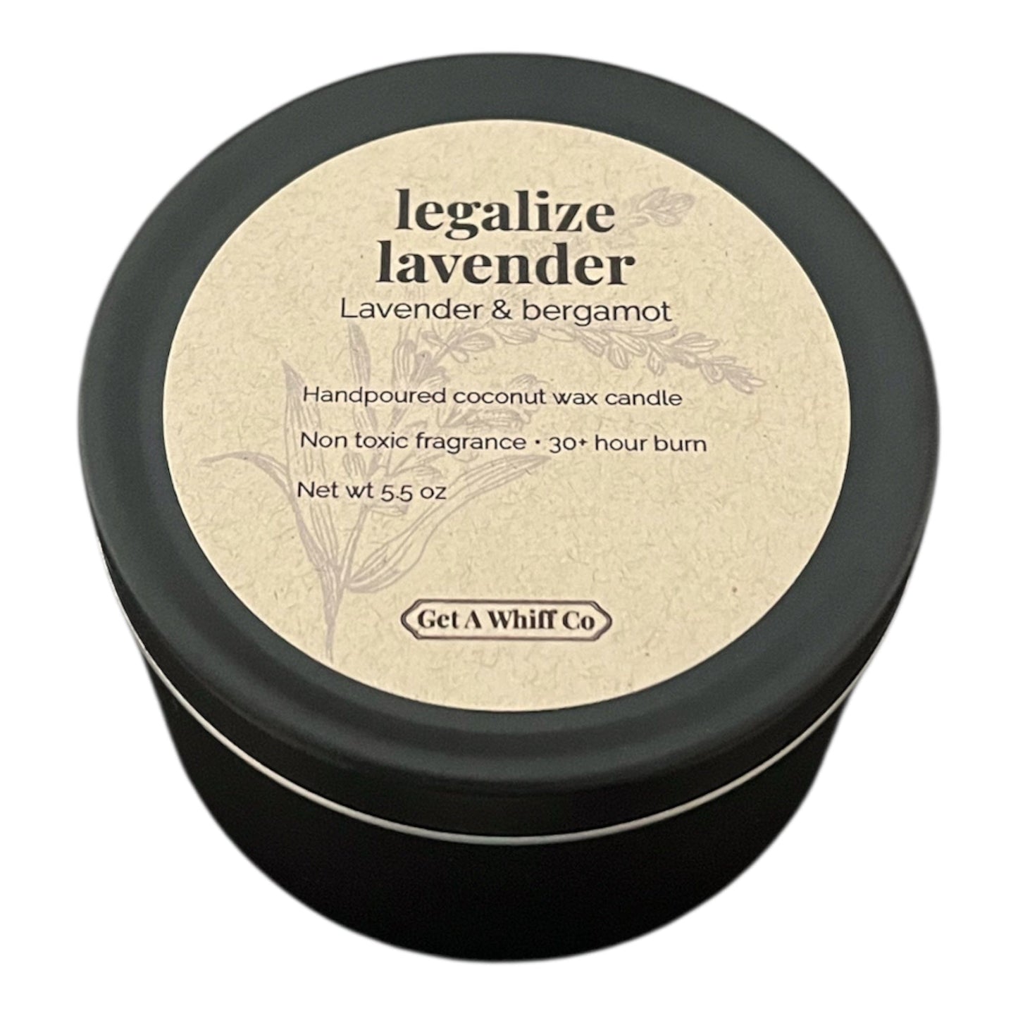 Matte Tin Crackling Candle