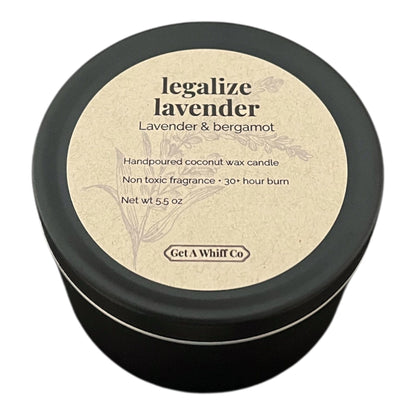 Matte Tin Crackling Candle