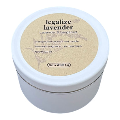 Matte Tin Crackling Candle