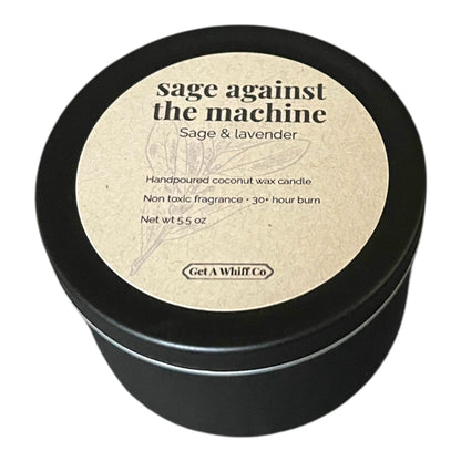 Matte Tin Crackling Candle