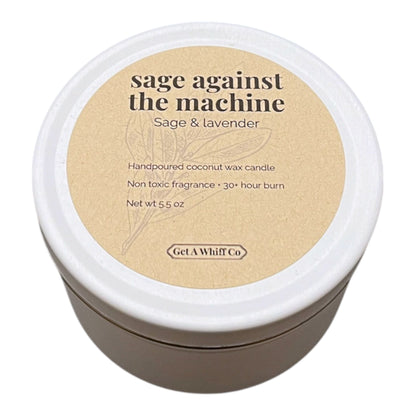 Matte Tin Crackling Candle