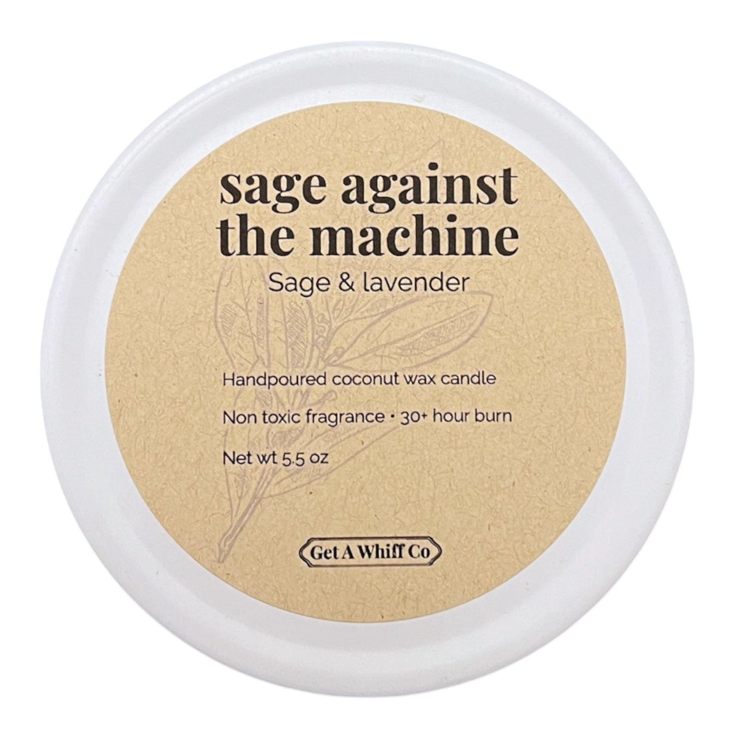 Matte Tin Crackling Candle