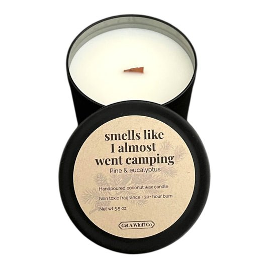 Matte Tin Crackling Candle