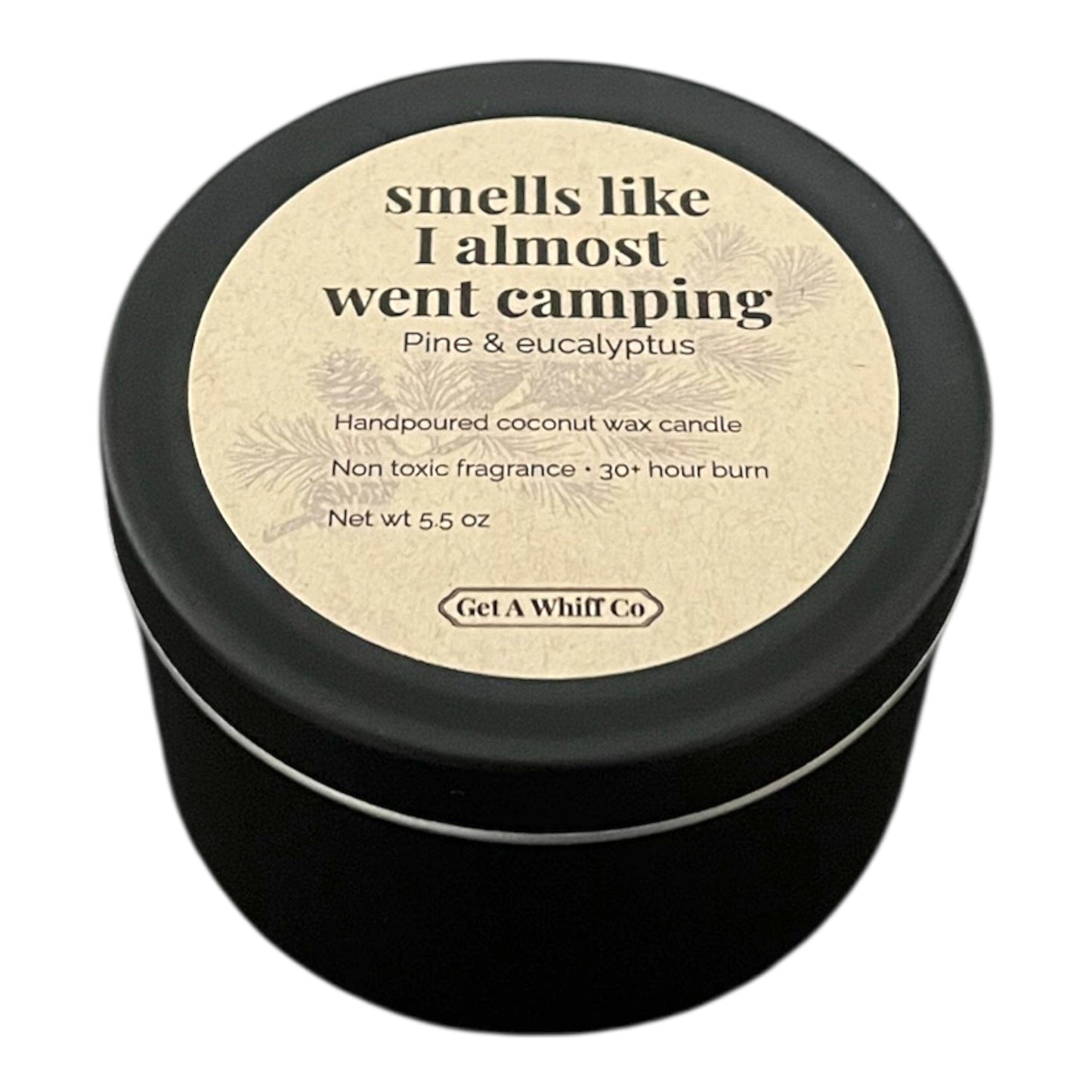 Matte Tin Crackling Candle