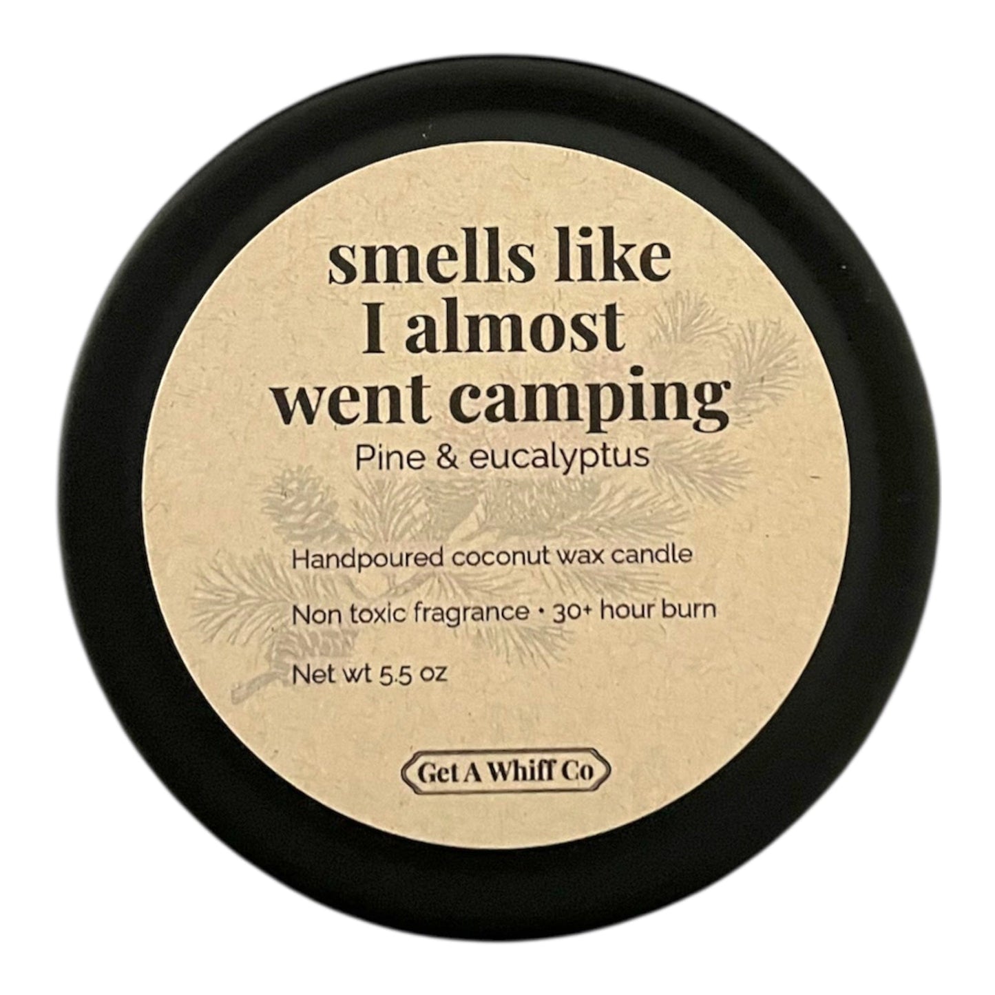 Matte Tin Crackling Candle