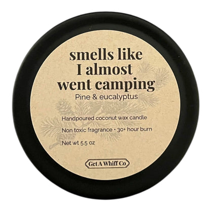 Matte Tin Crackling Candle