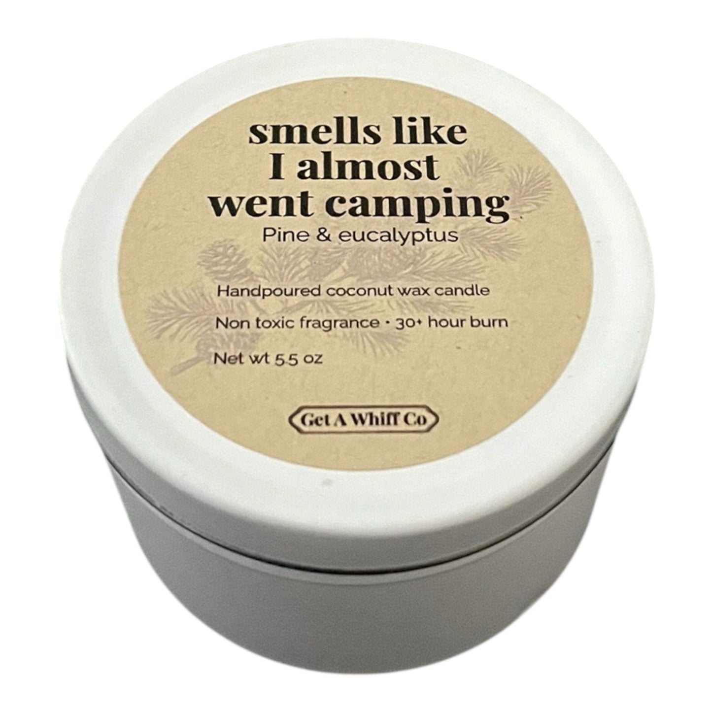 Matte Tin Crackling Candle