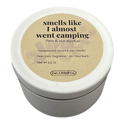 Matte Tin Crackling Candle