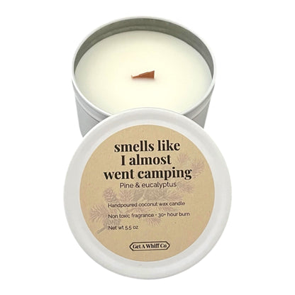 Matte Tin Crackling Candle