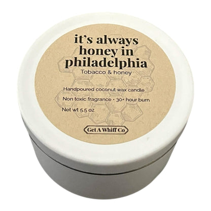 Matte Tin Crackling Candle