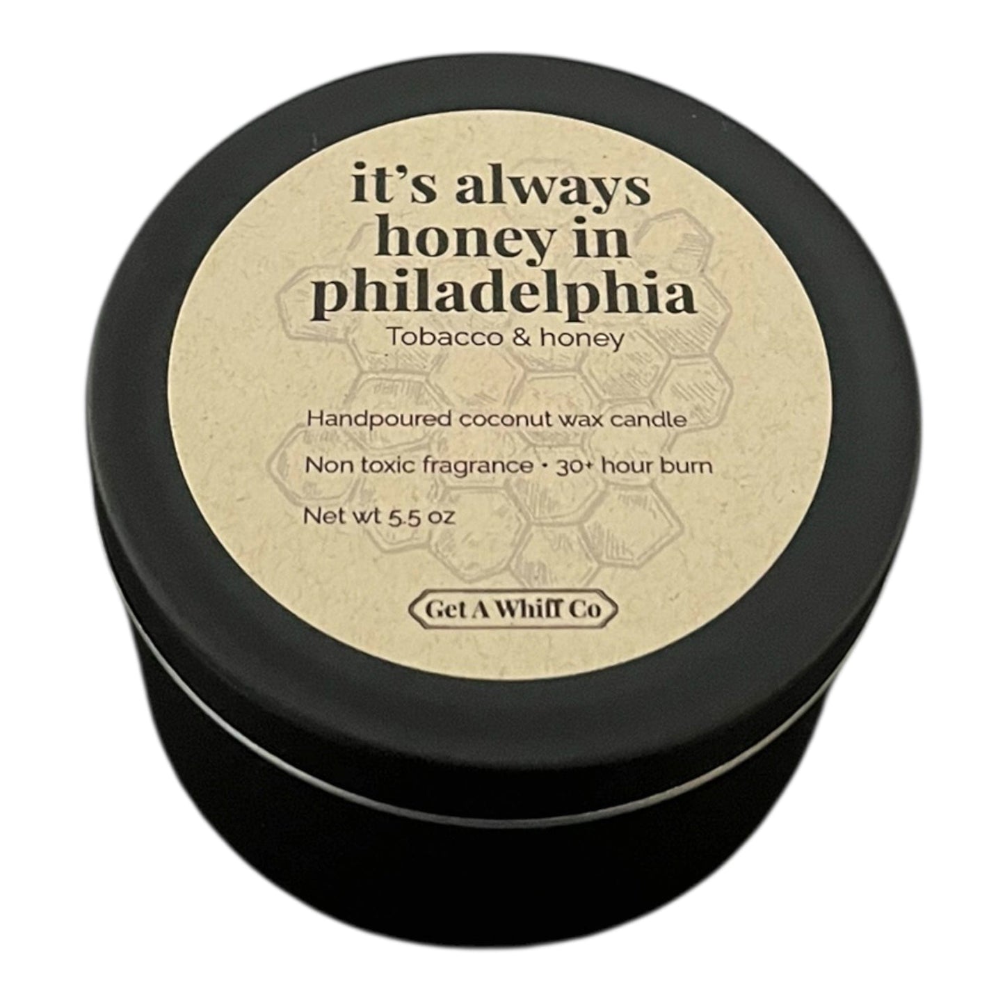 Matte Tin Crackling Candle